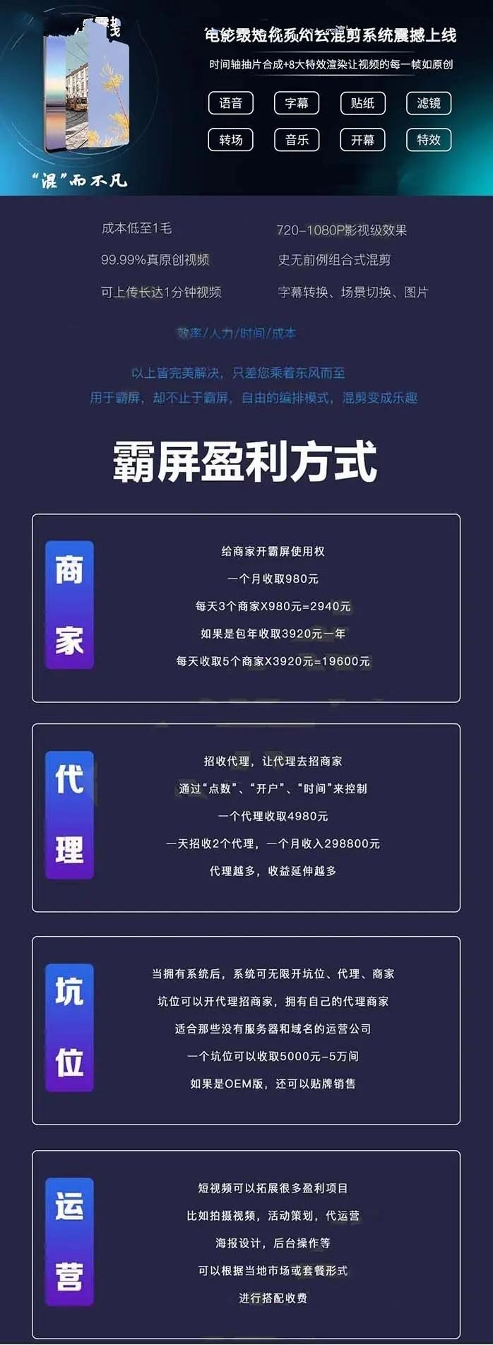 【完整运营版】抖音快手双霸屏自动发短视频同城获客爆店码引流芒果大师抖客推江湖,第6张