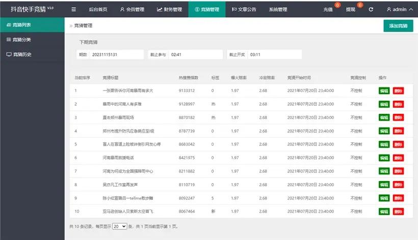 抖音快手热点排行源码,第8张